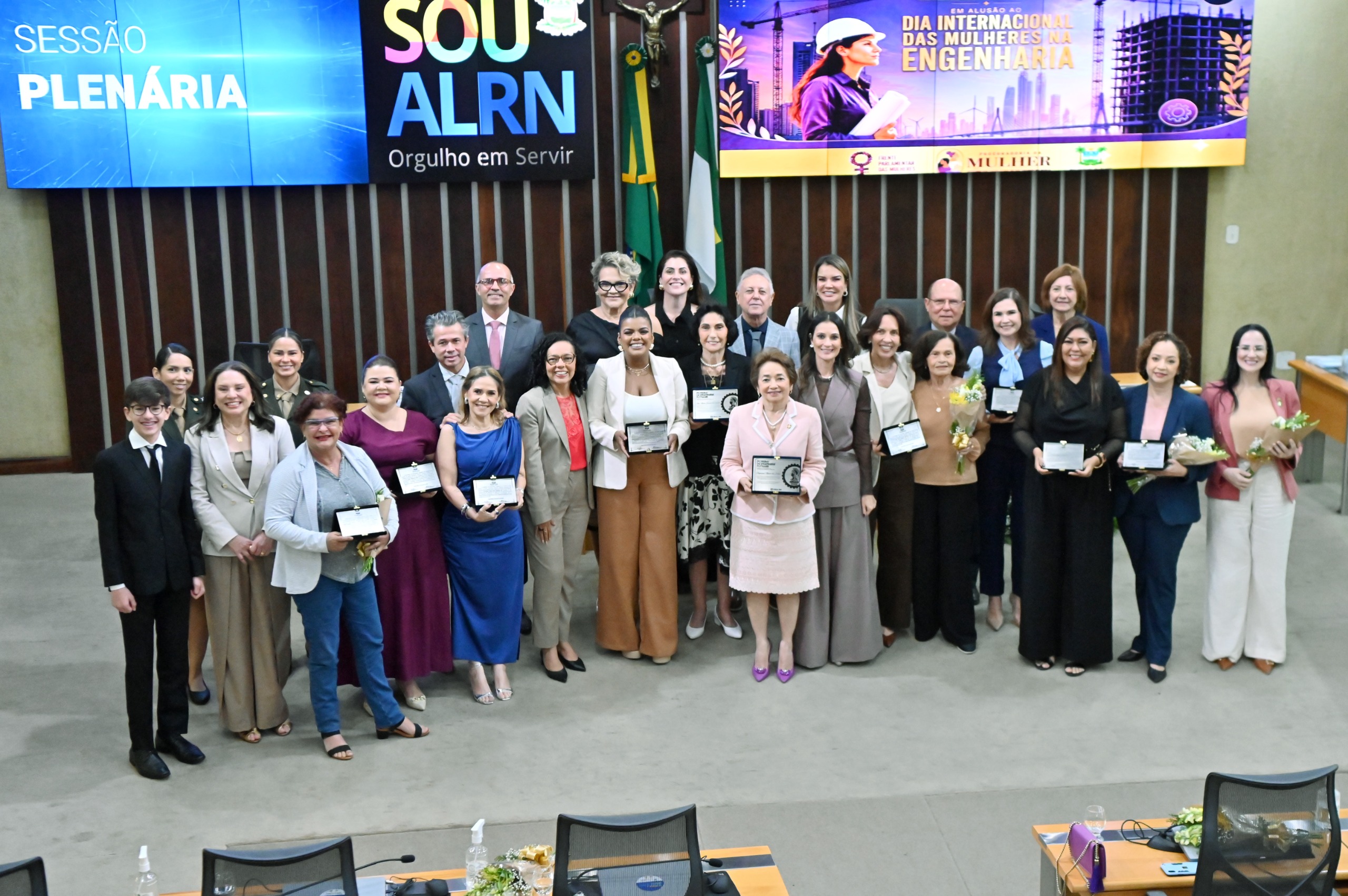 Assembleia do RN homenageia mulheres na engenharia no Dia Internacional